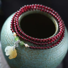 ✨ Hetian Jade Harmony Bracelet ✨ —6×7mm Mutton-Fat Beads • Salt Agate Gourd • Turquoise • Amber—