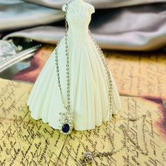 Stellar Sapphire Pendant Necklace